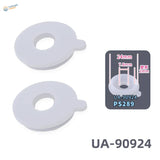 2pcs soft rubber airbrush lid with center hole UA-90924 grommets