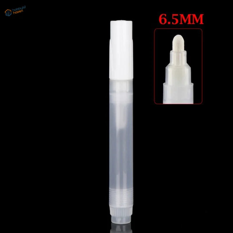 Transparent 6.5mm tip refillable pen for scale modeling tools