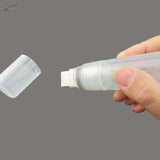 Transparent 3-10mm refillable pens spray bottle with white nozzle