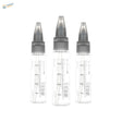 Three transparent extra mixing bottles for DSPIAE wash-free airbrush