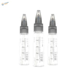 Three transparent extra mixing bottles for DSPIAE wash-free airbrush