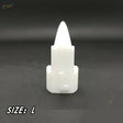 Large white plastic air intake adapter for sizes splashes airbrush accessory