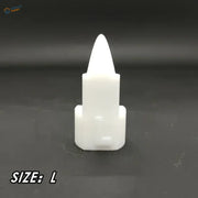 Large white plastic air intake adapter for sizes splashes airbrush accessory
