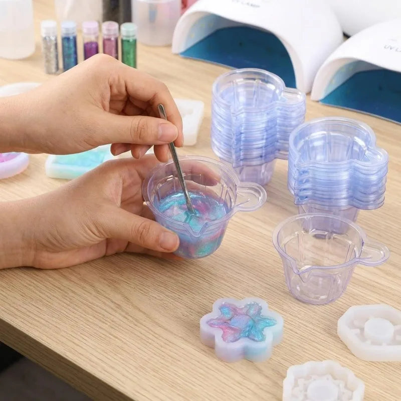 Clear Disposable Paint Mixing Cups