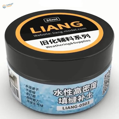 30ml high density water-based putty in black Liang container