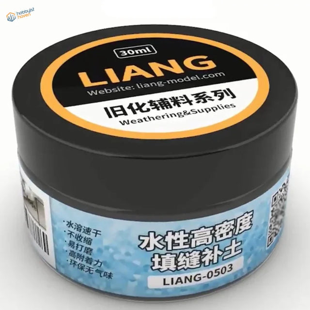 30ml high density water-based putty in black Liang container