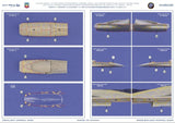 Galaxy Model 1/48 decals masks set for Tamiya F-16C/D with die-cut flexible mask