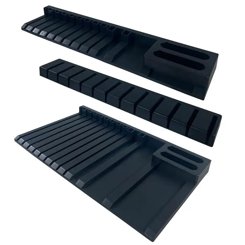 Black multifunctional sprues holders for scale modeling tools