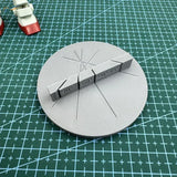 Gray 3D-printed multi-angle cutting aid protractor with 30, 60, 90 degree markers