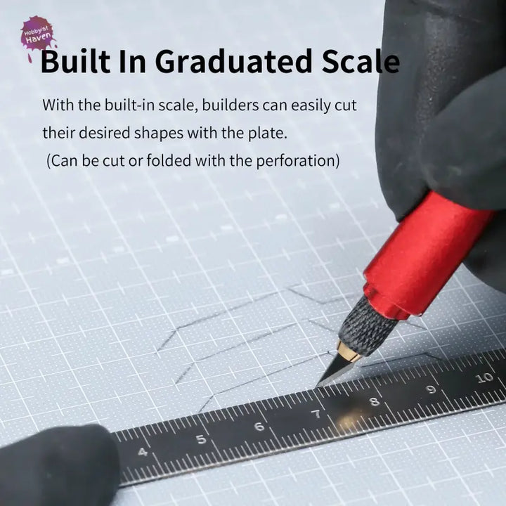 3pcs 0.3~1mm Thick Graduated Plastic Board