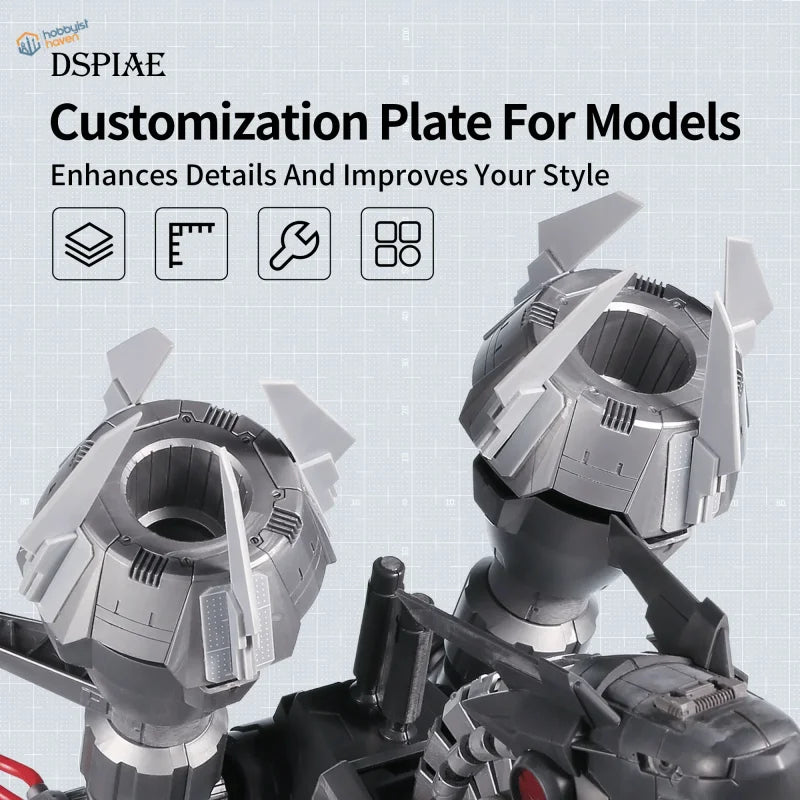 Gray metallic graduated plastic board with angular ridged design