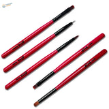 3pcs brush sets with five red black nail art tips for scale modeling Gundam