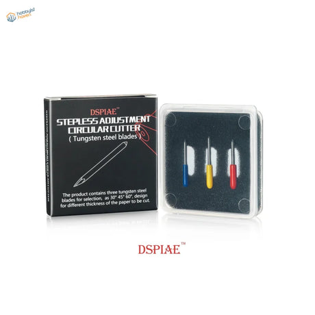 3pcs extra blades for DSPIAE stepless cutter with blue yellow red handles