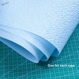 Light blue PVC sheets with diamond texture for scale modeling
