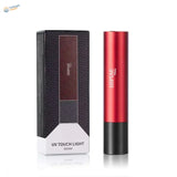 Red and black UV touch light pen on 3W ultraviolet light torch