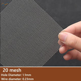 Fogli di rete in acciaio inossidabile 4~500 Mesh