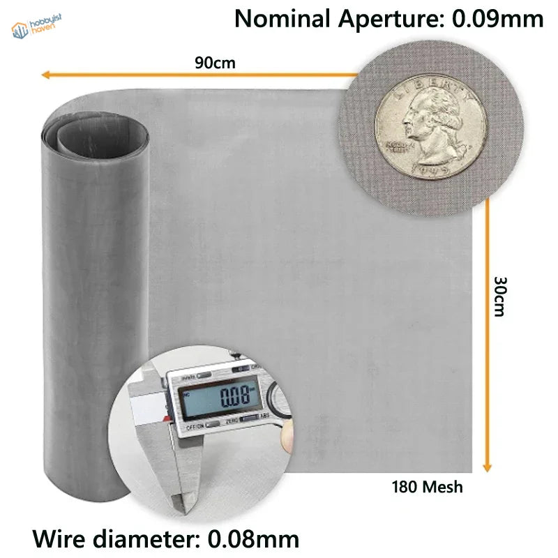 Fogli di rete in acciaio inossidabile 4~500 Mesh