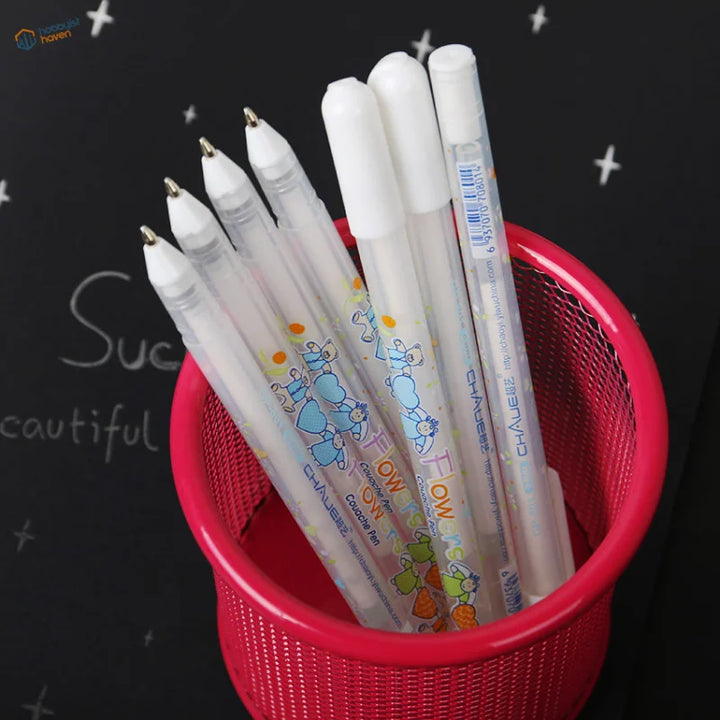 4 White Ink Gel Pens for Photo Books | Hobbyist Haven – HobbyistHaven