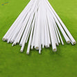 40pcs 2-10mm white ABS round tubes for scale modeling