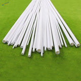 40pcs 2-10mm white ABS round tubes for scale modeling