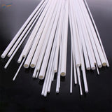 40pcs 2-10mm ABS round tubes in fan pattern for scale modeling