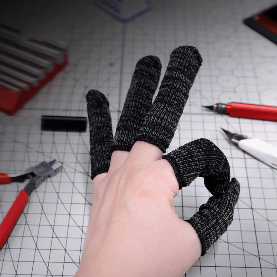 3+3pcs Gants de protection en néoprène résistant aux coupures