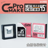 45-degree bevel sanding block with black c-face polishing tool in clear case