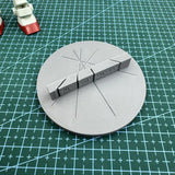 Gray 3D-printed multi-angle cutting aid protractor with 30, 60, 90 degree markers