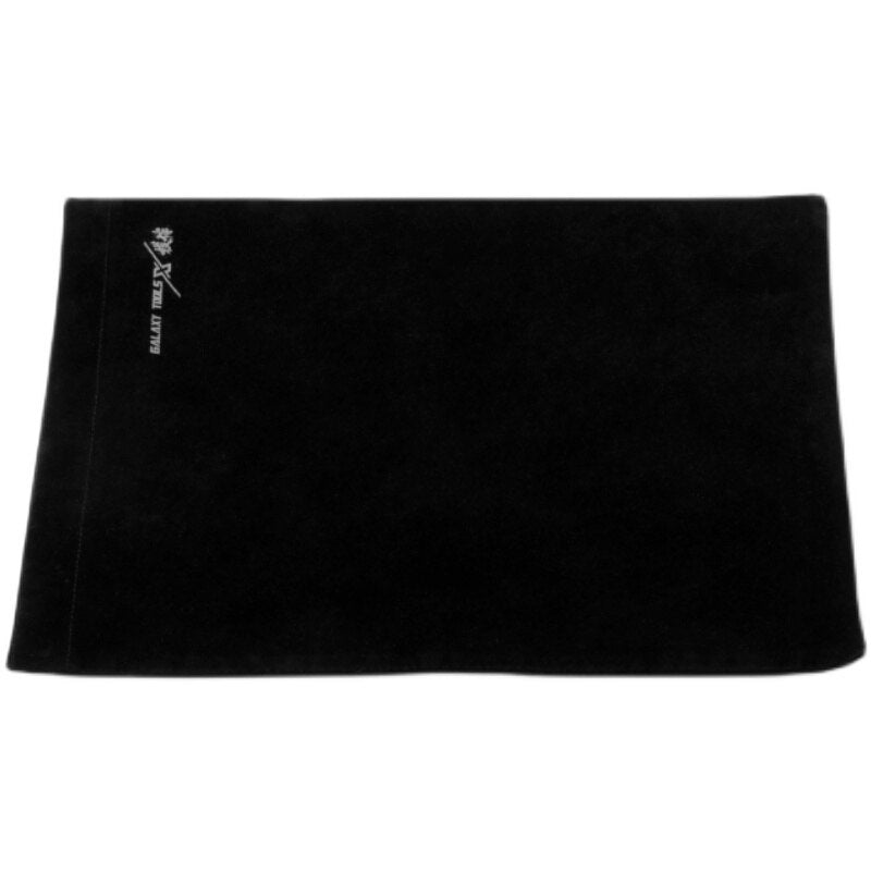 Black electrostatic cloth for sanding dust removal with embroidered logo