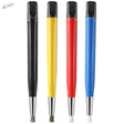 Four colorful brush pen set with steel wire tips and soft bristles for scratches effects in scale modeling