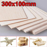 Light 1mm-8mm balsa wood sheets for airplane and house models