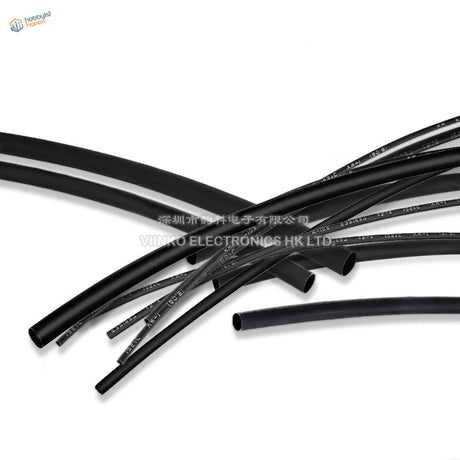 Black 5-13mm heat shrink tube with specs, 5 meter lot