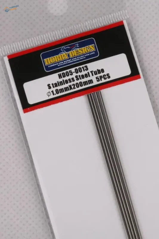 5 pcs 0.4-1.5mm stainless steel tubes for scale modeling in clear package