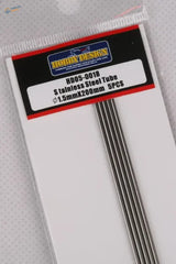 5 pcs 0.4-1.5mm stainless steel tubes for scale modeling in hobby design package