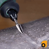 Green black solid carbide drill bit from 5 pcs wood carving drill bit set