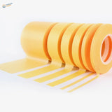 5 pieces masking tape roll in bright yellow with glossy surface