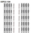 50-pack of #10 hobby knife blades