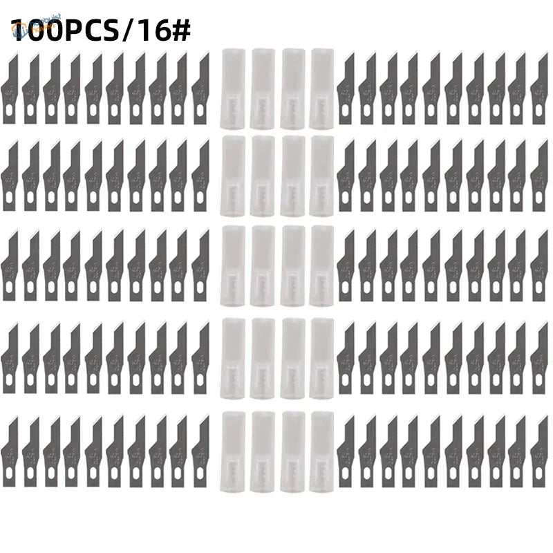 100-pack of #16 hobby knife blades