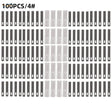 100 hobby knife blades with central slot mount