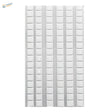 White reusable tack tile with grid indentations for scale modeling tools