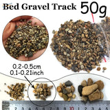 50g ballast gravel rocks with 0.2-0.5cm rounded pebbles in earthy tones