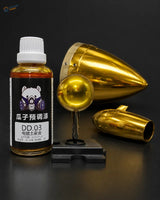 Golden copper gold electroplated color paint 50ml with polished bullet-shaped modeling tools finish
