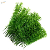 50pcs realistic miniature bamboo plants with green asparagus ferns