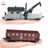 Wagons de fret à benne et à grue échelle HO 1/87