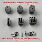 Cormake 3D-Printed Rigging Pulleys for Ship Models