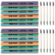 22pcs #400-1500 sanding sticks for tight spaces and scale modeling