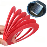 Red foam adhesive tape strips of fine line masking tape for precision scale modeling tools and model building tools use