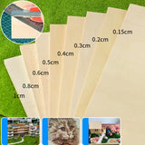 5pcs 1-10mm plywood sheets for scale modeling dioramas