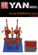 Set di 5 pezzi di mitragliatrice leggera DP-27 sovietica in scala 1/35