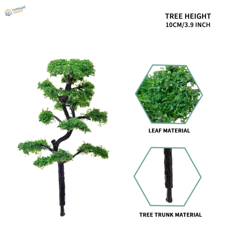 10cm miniature artificial bonsai tree for scale modeling tools